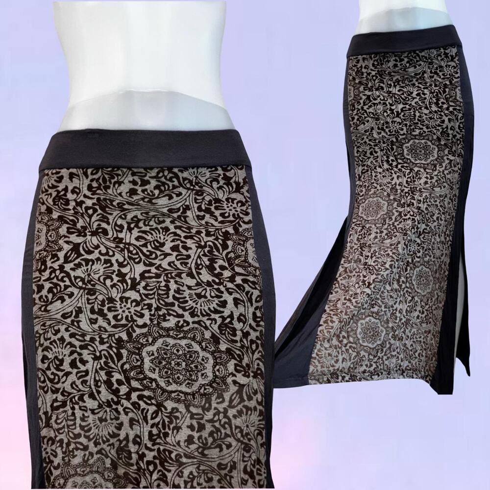 Vintage 90s y2k maxi skirt boho